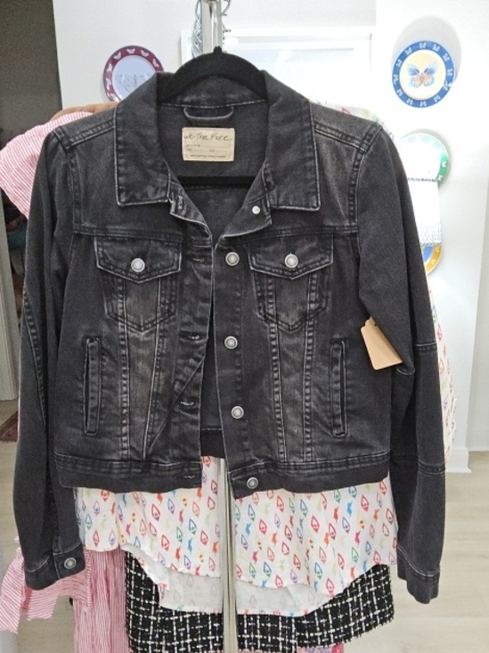 Blank NYC Jackets & Blazers - Blank NYC Washed Black Jean Jacket